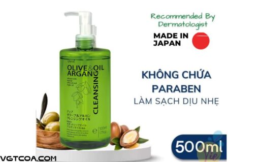 Dầu Tẩy Trang Olive & Argan Deve Cleansing Oil 500ml