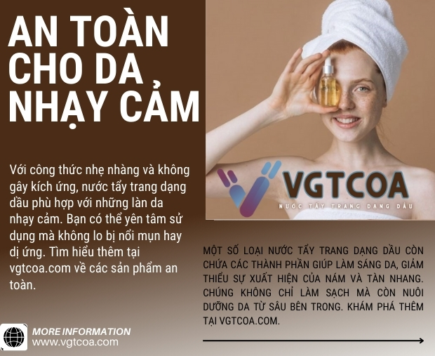 Giới Thiệu NƯỚC TẨY TRANG DẠNG DẦU VGTCOA